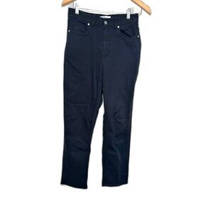 Kotn Pants Women's Size 4 Black High Rise straight Leg Workwear Work office